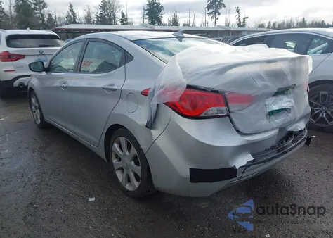 2013 Hyundai Elantra Limited from USA, damaged, VIN KMHDH4AE1DU871639